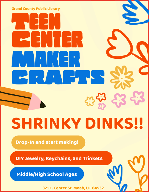 Shrinky Dinks Teen Ctr Feb2026